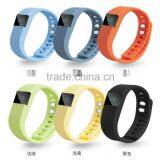 TW64 Silicon Bluetooth Smart Waterproof Wrist Wristband for iPhone 4S/5/5C/5S/6/6plus IOS6.1 and above, Android 4.3 and above