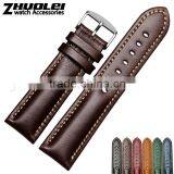 2015 New Arrival 20|22mm High Quality Genuine Cowhide Leather Bracelet With Pin Buckle Wholesale 3pcs thumbnail-2