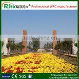 Crack-resistant Durable Outdoor Wood Plastic Composite Balcony Pergola/pergola 3x3m With Wood Plastic Composite Deck
