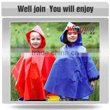 Emergency Waterproof Kids Rain Poncho Rubber thumbnail-1