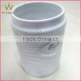 850ml Ceramic Canister With Wooden Lid thumbnail-5