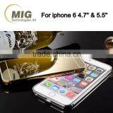 Electroplating Mirror Back Mobile Phone Case Aluminum Metal Bumper With PC Back Cover for Iphone 6/6s Plus thumbnail-6