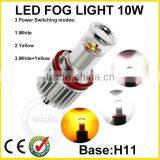 3 Lighting Colors 20w/ Kit Fog Lamp h4 h7 h9 H11 Fog Lamp for Car Headlight thumbnail-2