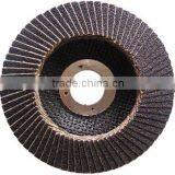 492 LG.W 4'' 100*16 Brown Fused Alumina Abrasive Flap Disc thumbnail-1