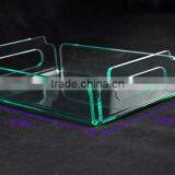 Factory Export Plexiglass Cup Tray/Acrylic Coffee Tray Holder thumbnail-5