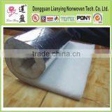 pasting aluminium foil polyester heat insulation batts for roofing/building material