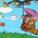 ROSA Talent Cotton Canvas Panel With Outline "Cartoon 25", 20x30cm thumbnail-1