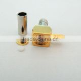 CRC9 right angle male RF coaxial connector 6# for mobile phone