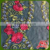 Best Price Handmade Floral Design Embroidery Cord Fabric For Dress