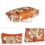 China Orange Flower Picture Travel Stand Up Pouch With Zipper thumbnail-2