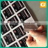 Easy Peel Off Numbering Stickers Label Printing
