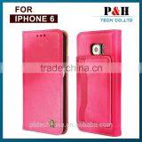 Flip Genuine Leather Case for Iphone 6 Plus,for Iphone 6 Flip Leather Cover Case thumbnail-1