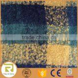 Wholesale 100% Acrylic Woven Boucle Yarn Yellow Plaid Jacquard Brushed Fringed Shawl Scarf thumbnail-3