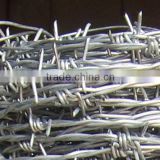 12*12 types 4 barbed Points Galvanized Surface Treatment iron barbed wire