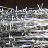 12*12 Types 4 Barbed Points Galvanized Surface Treatment Iron Barbed Wire