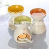 Unique Shape Ceramic Aroma Burner With Bright Color Glaze thumbnail-2