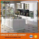High Quality White Beautiful Pvc European Style Kitchen Design thumbnail-1