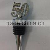 Cheap Letter Cutting 25th Aniversary Wedding Wine Bottle Stopper thumbnail-2