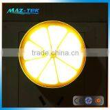 Lemon Shape LED Night Light With Light Sensor on Wall for Kids
