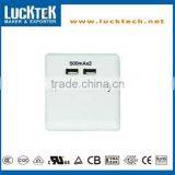 TWO PORTS USB Wall Socket for Charging