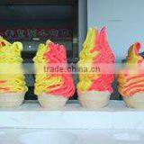 Commercial TML Three Color Rainbow Soft Ice Cream Machine for Sale thumbnail-3