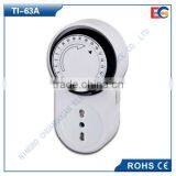 Italy Plug 24 Hour Cycle Timer Socket
