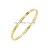 Memories Bangles With Customize Design Word 'I CAN AND I WILL' With 4mm/7mm Width thumbnail-3