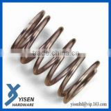 copper plated large diameter stainless steel compression coil spring