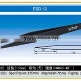 HRC40 Black Stainless Steel ESD Tweezers thumbnail-5