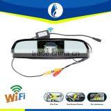 Wifi Wireless 2.4G 4.3inch Wire Free One Second Startup Waterproof HD Car Rearview Mirror thumbnail-4