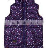 Apparel Stocklots Girls Cute Padded Vest With Polar Fleece thumbnail-3