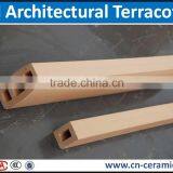 Yellow Terracotta Louver With Aluminum Accessory