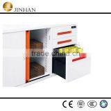 Best Selling Metal Drawer Cabinet Cupboard Cabinet With 3 Drawers Rolling Door for Office thumbnail-4