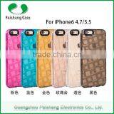 Free Sample Latest Design Cube Style 3D PC Protective Lens Frame TPU Mobile Phone Case for IPhone6s Case thumbnail-6