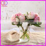 Yiwu Bulk Wholesale 12" Wedding Bridal Peony Silk Artificial Flowers thumbnail-1