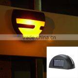 2016 New Hot 2 LED Solar Powered Garden Path Wall Fence Lawn Outdoor Lamp Light thumbnail-1