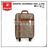 Leopard Print PVC Spinner Travel Luggage Wholesale Trolley Luggage Bag thumbnail-1