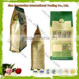 Custom Printing Gusset Kraft Paper Snack Food Bag With Heat Seal
