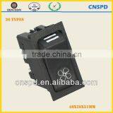 12v Rocker Switch With Fan Control Funcation
