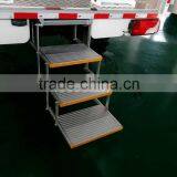 ES-F-T-M Series Vehicle Ladder Aluminum Folding Bus Manual Step for Van and Motorhomes