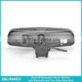 Android Car Rearview Mirror GPS Navigators,bluetooth,dvr Recording thumbnail-3