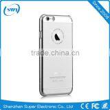 Electroplating Transparent Crystal Bling Diamonds Jewelry PC Phone Cover Case Skin For IPhone 6 6S Plus thumbnail-4