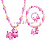 Wholesale Polymer Clay Jewelry Set In latest Design Best Friend Bracelet Necklace Set