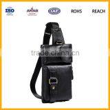 High Quality PU Leather Men Fanny Waist Pack Belt Shoulder Messenger Chest Bag thumbnail-3