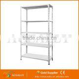 Aceally Slotted Angle Shelving Rack , Light Duty Boltless Rivet Shelf Rack thumbnail-3