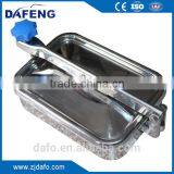 Stainless Steel Sanitary Square Tank Pressure Vessel Beer Fermentation Manhole Cover thumbnail-2