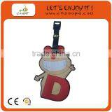 PVC Soft White Leather Luggage Tag thumbnail-1