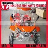 RENLI 110cc 4X4 2 Two Seat Cheap Gas Powered go Kart for Kids thumbnail-1