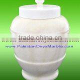 Marble Urns, Super White Marble Urns thumbnail-1