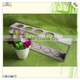 Antique Color Five Compartments Wood Test Tube Stand thumbnail-4